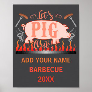 Barbecue Bbq Funny G Grill Competition  Poster