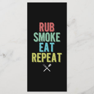 Barbecue BBQ Grill Master Grilling Meat Smoker Menu