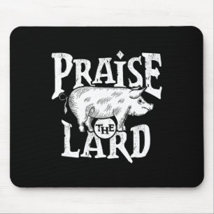 Barbecue Bbq Grill Pig Meat Pork Quote Mouse Pad