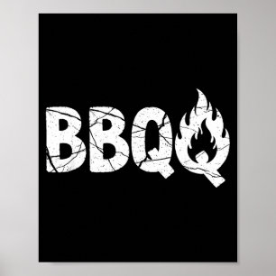 Barbecue Bbq Joke Gift For Grill Timer Smoker Camn Poster