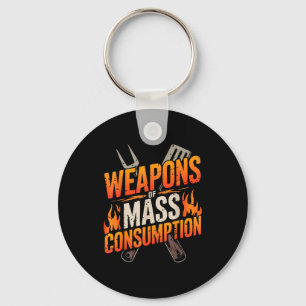 Barbecue bbq joke grill pit master chef smoker dad key ring