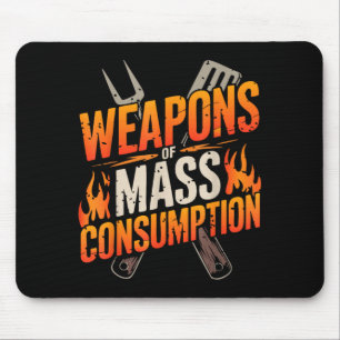 Barbecue bbq joke grill pit master chef smoker dad mouse pad