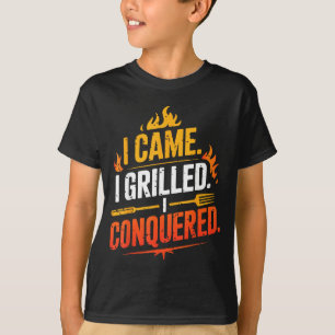 Barbecue bbq joke grill pit master chef smoker dad T-Shirt