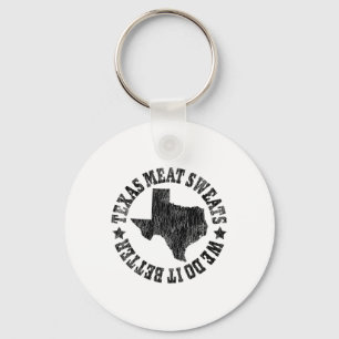 Barbecue Brisket Texas Meat Sweats Are Bigger In T Key Ring