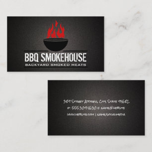 Barbecue Grill Cooking Business Card