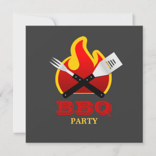 Barbecue Grill Party invitation