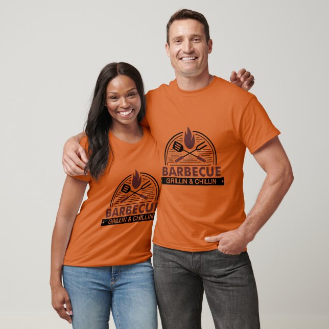 Barbecue "Grillin & Chillin"  T-Shirt (Unisex)