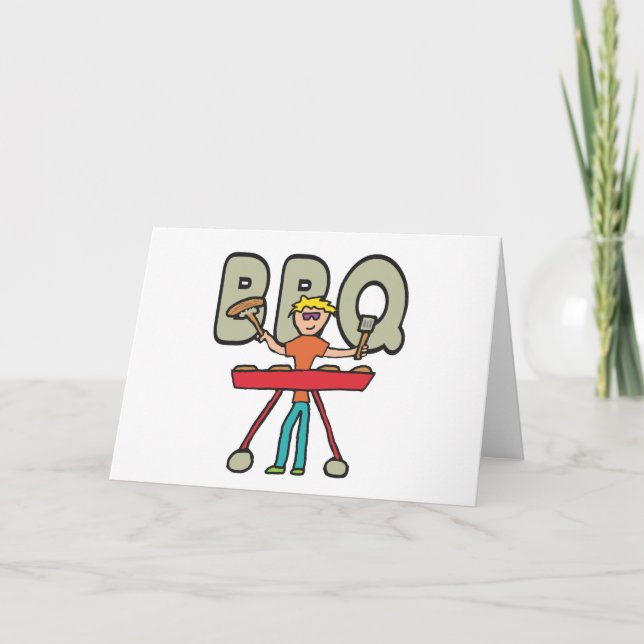 Barbecue Grillmaster BBQ Card (Front)