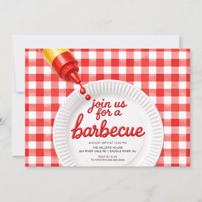 Barbecue Party Invitation (Front)