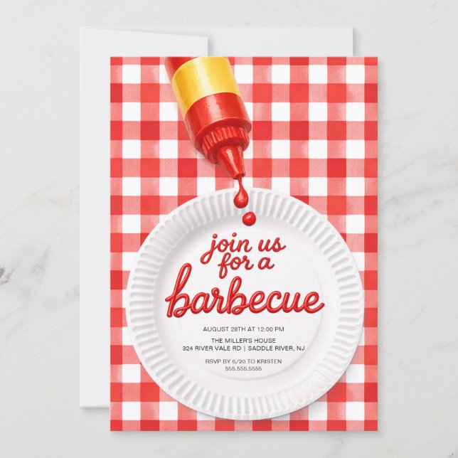 Barbecue Party Invitation (Front)