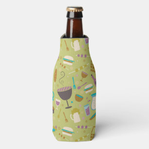Barbecue Pattern Bottle Cooler