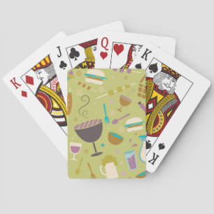 Barbecue Pattern Playing Cards
