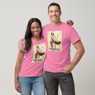 Barbecue Pin-Up Girl T-Shirt