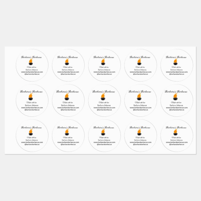 Barbecue restaurant kitchen social media website n (Sheet)