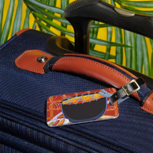 Barbecue Serving Food Luggage Tag