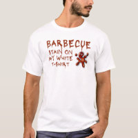 Barbecue Stain on my white  