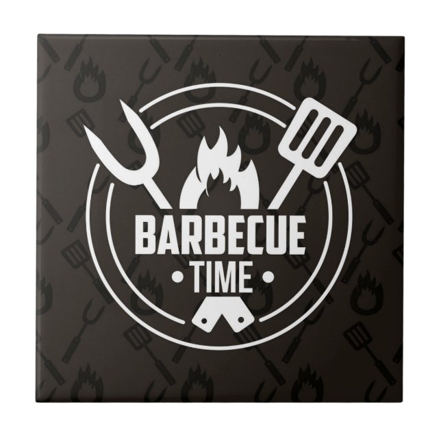 Barbecue Time Tile (Front)