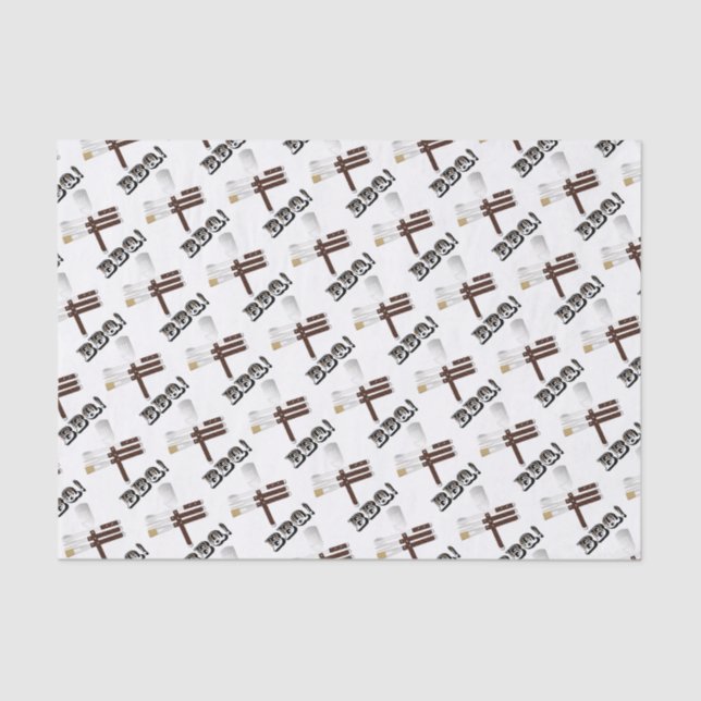 Barbecue Tools Tissue Paper (Front)