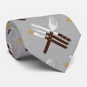 Barbecue Utensils Tie