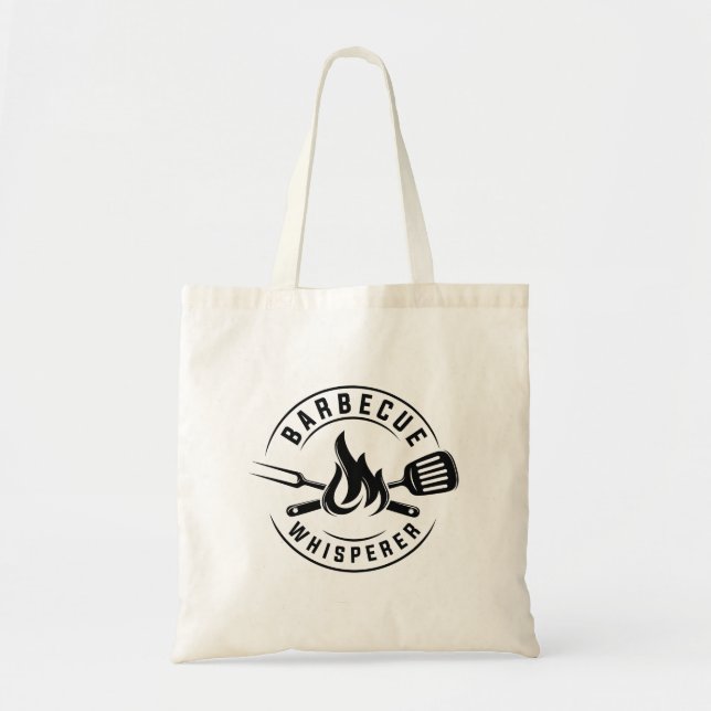 Barbecue Whisperer Tote Bag (Front)