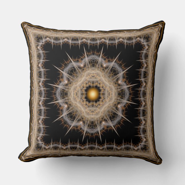 Barbed fantasy star pattern cushion (Front)