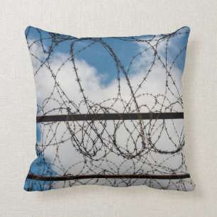 Barbed Wire Fence Cushion