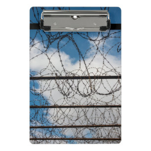 Barbed Wire Fence Mini Clipboard