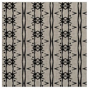 Barbed Wire Primitive Pattern Fabric