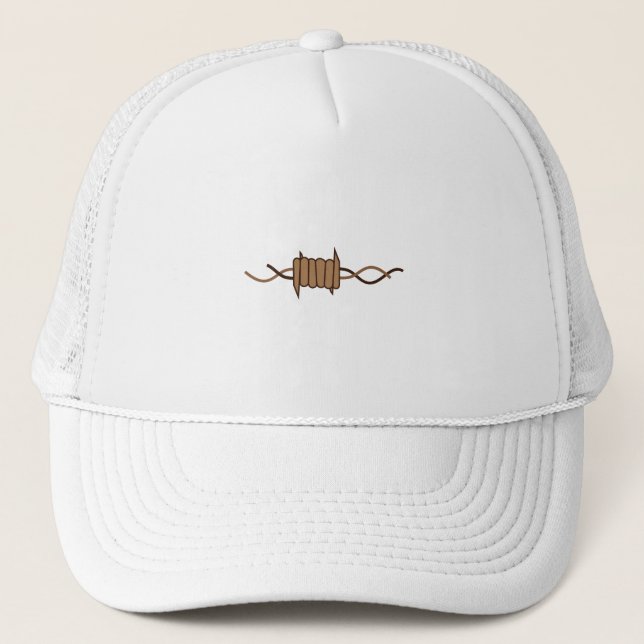 Barbed Wire Trucker Hat (Front)