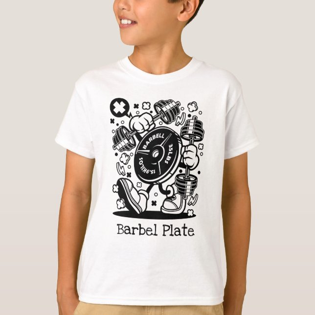 Barbel Plate T-Shirt (Front)