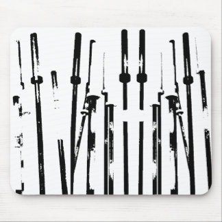 Barbell Forrest Mouse Pad