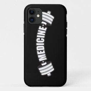 Barbell - Iron Medicine - Weight Lifting Gym Case-Mate iPhone Case