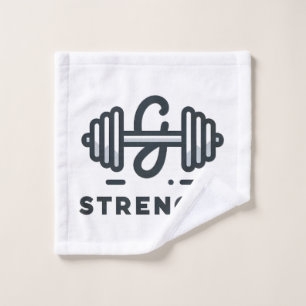 Barbell Motivation Workout Wash Cloth