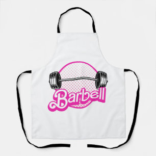 Barbell - pink apron