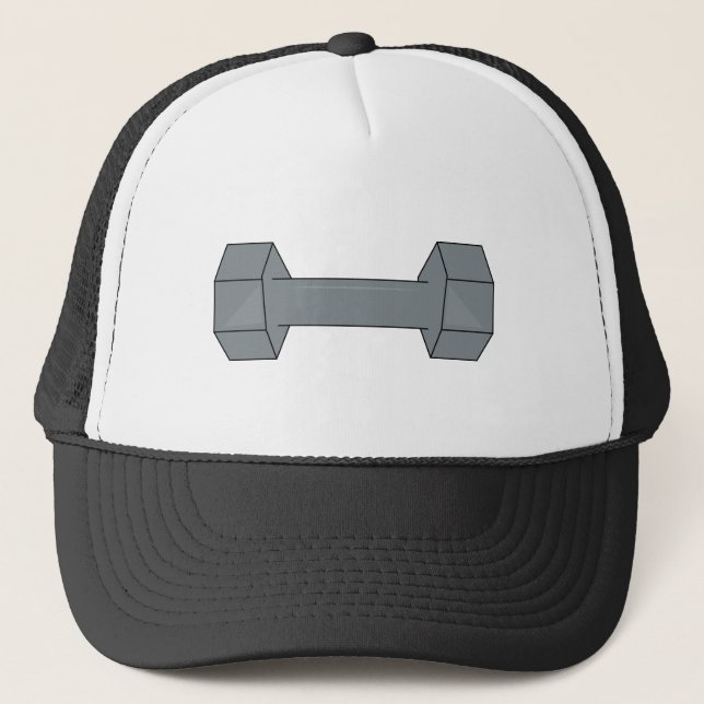 Barbell Trucker Hat (Front)