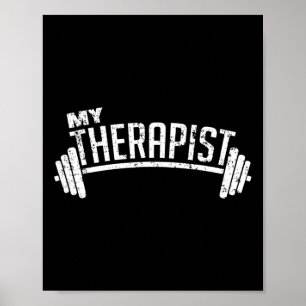 Barbell Weight Lifting Bodybuilding Dumbbell Poster