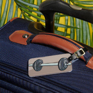 Barbell Weights Luggage Tag