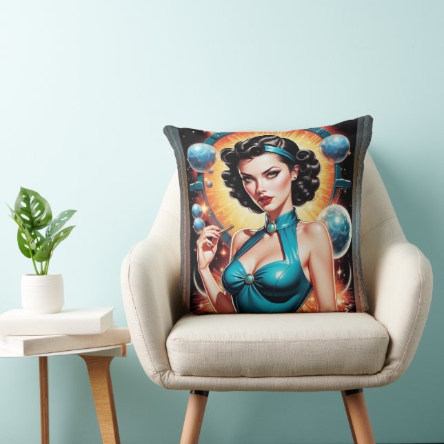 Barbenheimer Retro Fusion Atomic Age Fashion Cushion (Chair)