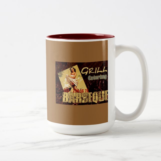 Barbeque - Coffee-, Tea Mug, Cup (Right)