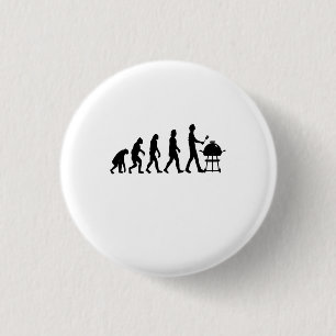 Barbeque Evolution 3 Cm Round Badge