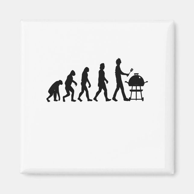 Barbeque Evolution Magnet (Front)
