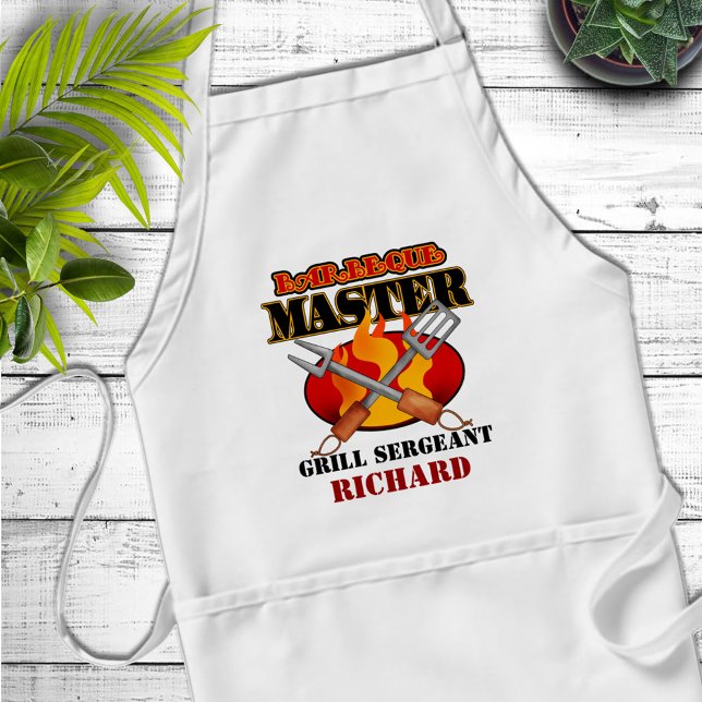Barbeque Master Personalised BBQ Apron (Creator Uploaded)
