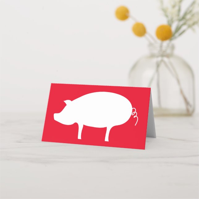 Barbeque Place Cards (Front)