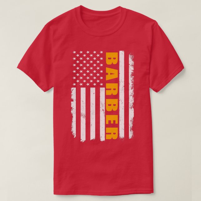 Barber American T-Shirt (Design Front)
