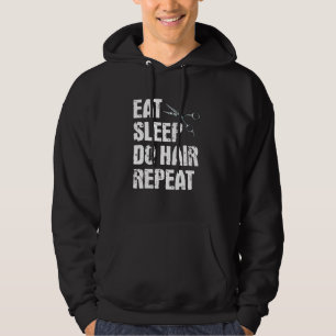 Barber Apparel Hairdresser Cutting Hair Salon Hoodie