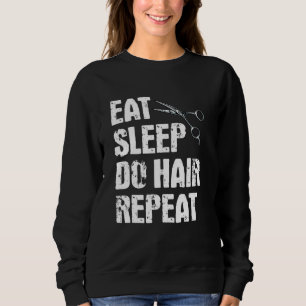 Barber Apparel Hairdresser Cutting Hair Salon Sweatshirt