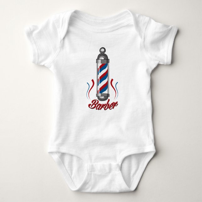 Barber Baby Bodysuit (Front)