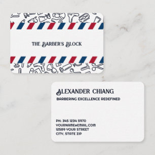 Barber Barbershop Business Card