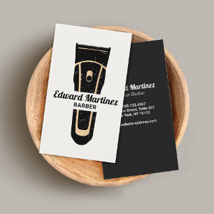 Barber Barbershop Electric Hair Clipper Business Card