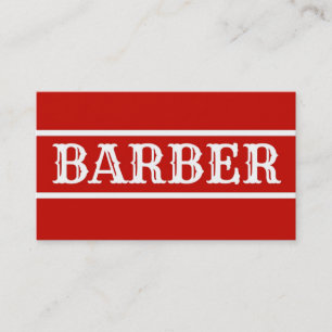 Barber Business Card
